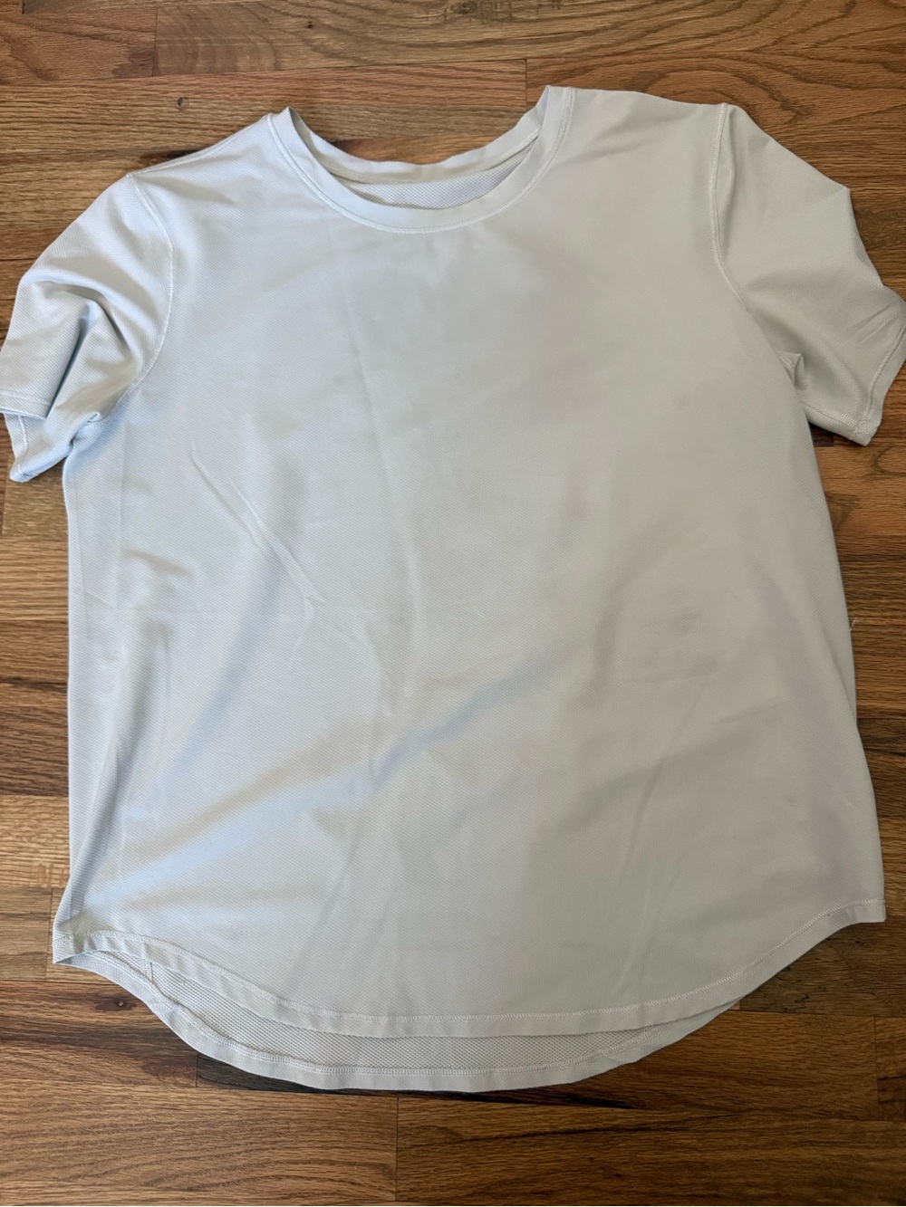 lululemon athletica Light Blue Short Sleeve Athletic Top